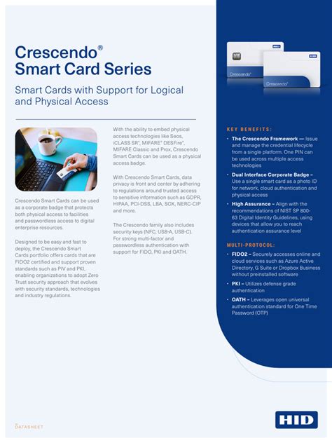 crescendo piv smart card|Crescendo Smart Card Datasheet .